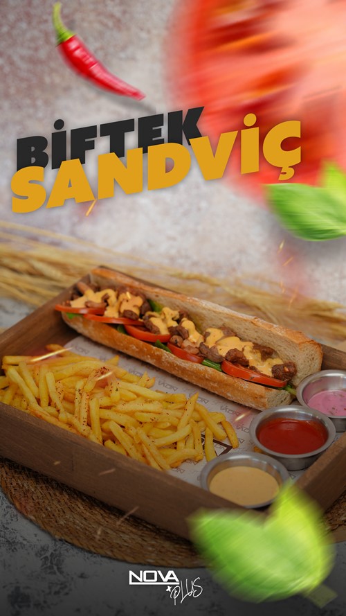 BİFTEKLİ SANDVİÇ