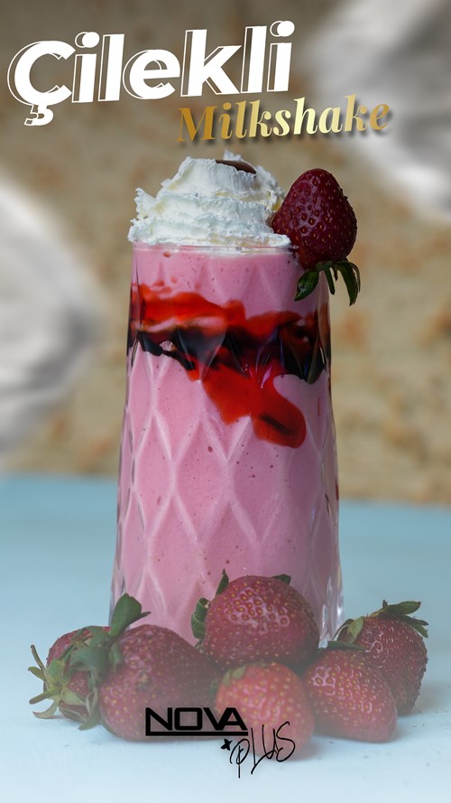 ÇİLEKLİ MILKSHAKE