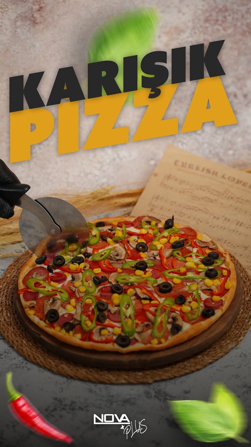 KARIŞIK PİZZA (Orta Boy)