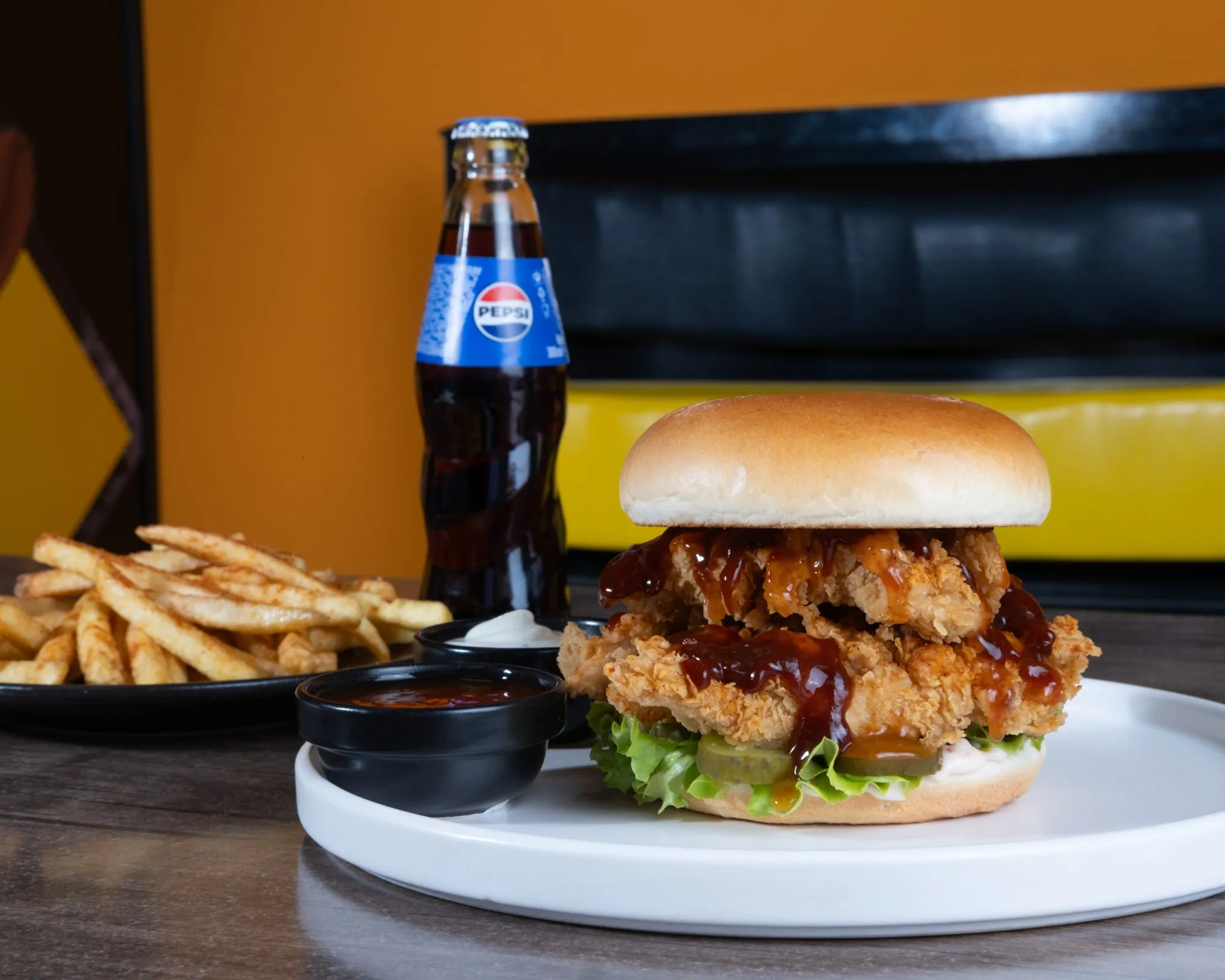 222 Sweet Chılı & Bbq Burger