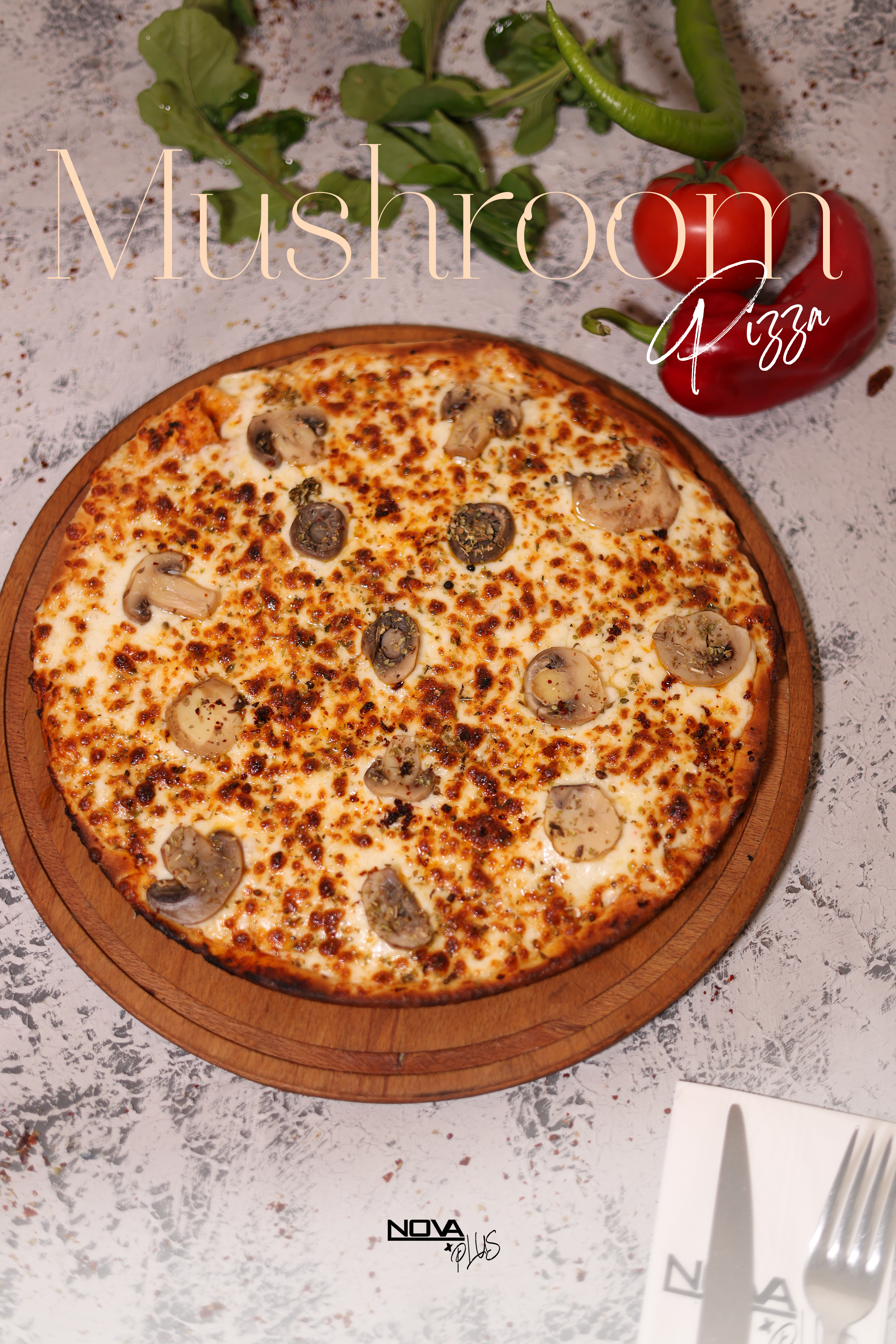 MUSHROOM PİZZA (küçük boy)