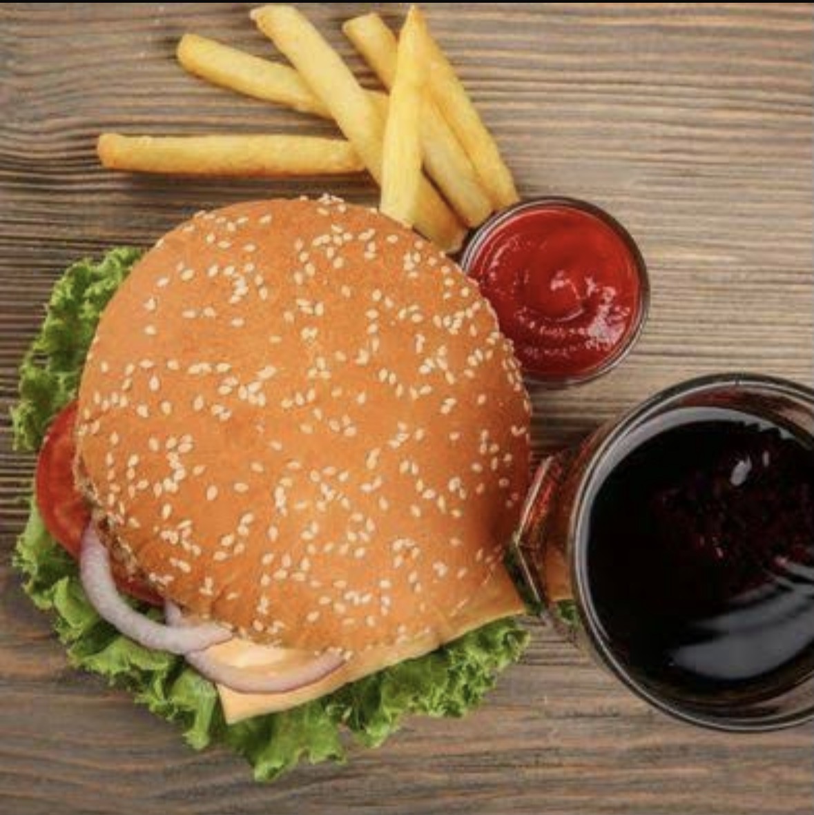 Duble Burger Menü